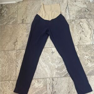 Like New Size M Motherhood Maternity Dark Blue Pants